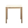 Jan Kurtz - Haya Dining Table With Drawer - natural/waxed/blockboard 2cm/table leg 5x5cm/1 drawer/75x75x75cm