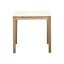 Jan Kurtz - Haya Esstisch mit Schublade  - natur/gewachst/Tischplatte 2cm/Tischbein 5x5cm/1 Schublade/75x75x75cm