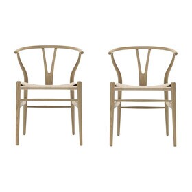 Carl Hansen - CH24 Wishbone Chair onderstel eiken set van 2
