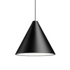 Flos - String Lights LED Suspension Lamp - black/matt/shade conical/cable 12m/ without canopy