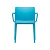 Pedrali - Volt - Chaise de jardin avec accoudoirs - bleu