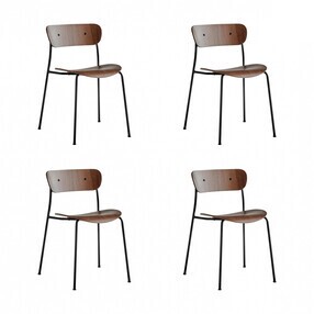 &Tradition - Set de 4 chaises Pavilion AV1
