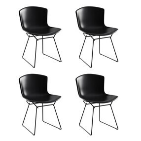 Knoll International - Bertoia Plastic Side Chair stoel set van 4