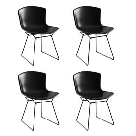 Knoll International - Set de 4 chaises Bertoia Plastic Side Chair