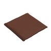HAY Palissade braunes Sitzkissen aus Stoff, quadratische Auflage für Outdoor-Möbel, elegantes Design. - Palissade Sitzkissen 37x37cm