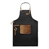 Eva Solo - Eva Solo - Tablier 571113 - noir/cognac/cousu main/lavable à 30°C/onesize/PxH 69x98cm