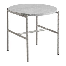 HAY - Rebar Beistelltisch Marmor Ø45cm