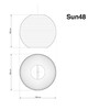 graypants - Sun - Suspension  - dessin au trait
