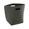 Hey-Sign - Hey-Sign Felt Wastebasket M - anthracite/39x25x36cm