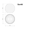 graypants - Sun - Suspension  - dessin au trait