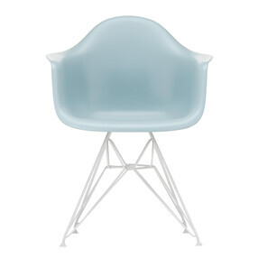 Vitra - Chaise avec accoudoirs Eames Plastic DAR RE blanc