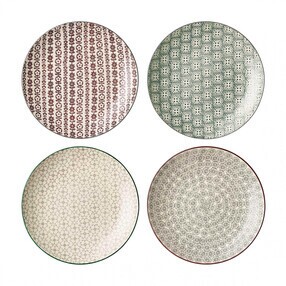 Bloomingville - Karine Teller 4er Set Ø25cm