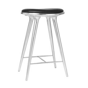 Mater - Tabouret de bar structure aluminium H 69cm