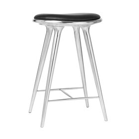 Mater - Tabouret de bar structure aluminium H 69cm