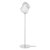 Gubi - Multi-Lite Stehleuchte Chrom - weiß/Lampenschirm weiß/H 148cm, Ø 39cm/Gestell Chrom