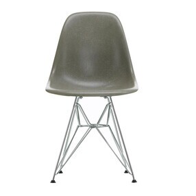 Vitra - Chaise Eames Fiberglass DSR structure chromé