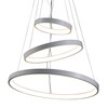 Martinelli Luce - Lunaop 2086-3 LED Pendelleuchte - weiß/glänzend/3000K/18700lm/mit Dimmer