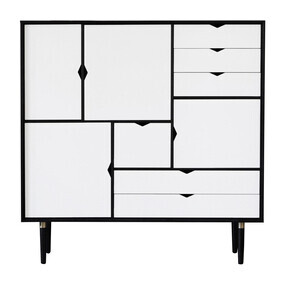 Andersen Furniture - S3 Highboard White Fronts