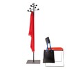 Arper - Song Coatrack - anthracite//base anthracite/with 8 arms in music notes/H x W x D: 177.5 x 43 x 43cm