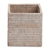 Decor Walther - Basket BOD - Box en rotin sans couvercles - rotin clair/14x14x14cm