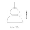 &tradition - Formakami JH5 - Pendellamp - Strichzeichnung