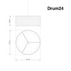 graypants - Drum - Suspension  - dessin au trait