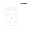 graypants - Drum - Suspension  - dessin au trait