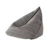 GAN - Sail Gan Spaces - Pouf - noir/technique de nouer la main: Dhurrie/bourre: polystyrène/100x110x120h cm