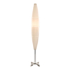 Foscarini - Havana Floor Lamp - white/frame chrome/with dimmer/LxWxH 23x23x172cm