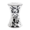 Kartell - Stone Stool - chrome/glossy