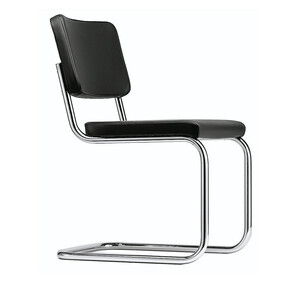 Thonet - S 32 PV Freischwinger Stuhl Leder