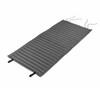 HAY Palissade gepolsterte Auflage in Grau mit gestepptem Design für Outdoor-Möbel, robustes Material, modern. - Palissade Steppkissen 117x49,5cm