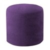 Softline - Drum Stool / Side Table M - violet/Felt fabric 581/H 40cm / Ø 45cm