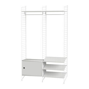 String - Garderobe met kast 120x200x30cm