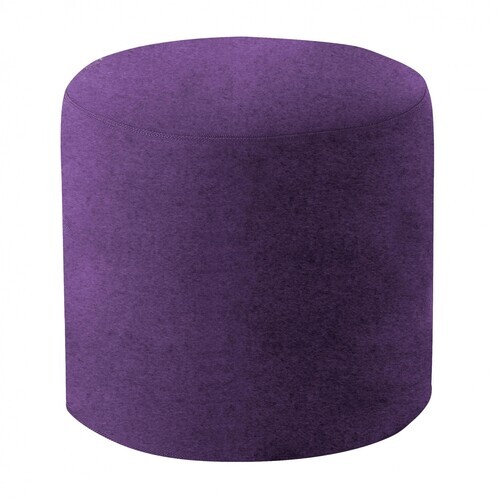 Softline - Drum Stool / Side Table M - violet/Felt fabric 581/H 40cm / Ø 45cm
