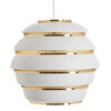 Artek - Artek A331 - Suspension - aluminium laqué blanc/anneaux cuivrés, polis
