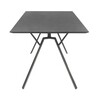 Fast - Radice Quadra Outdoor Tisch - schwarz/Größe 2/200x90cm
