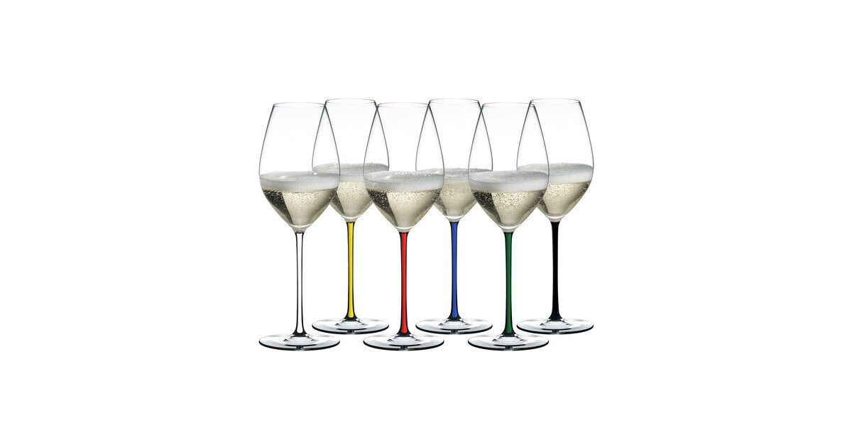 Riedel Coffret de 6 verres Champagne Wine Glass - Fatto A Mano - 7900/28P