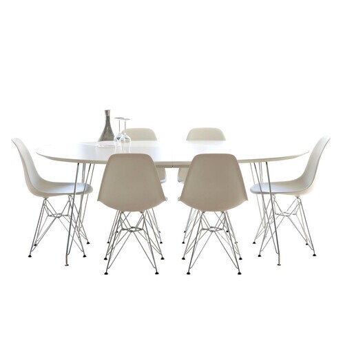 Andersen Furniture - DK10 Esstisch ausziehbar Beine Chrom