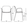 Magis - Magis Troy Armchair Outdoor - line drawing