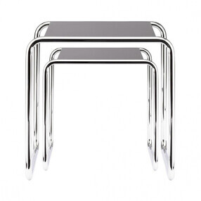 Thonet - Set de 2 tables d'appoint B 9 hêtre