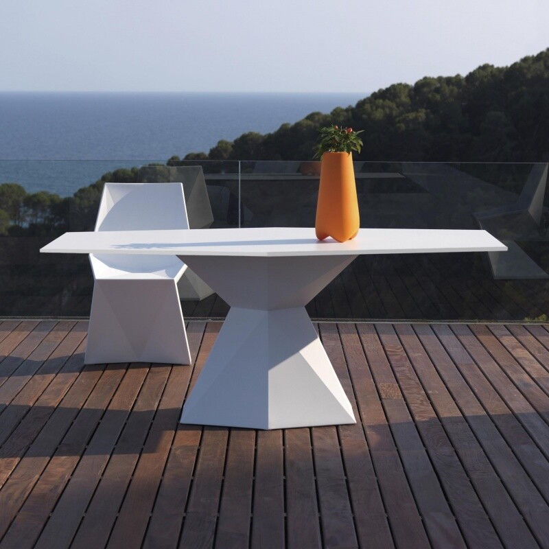 Vondom Vertex Garden Table 94x180cm, Vondom Outdoor Furniture