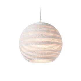 graypants - Moon Suspension Lamp White