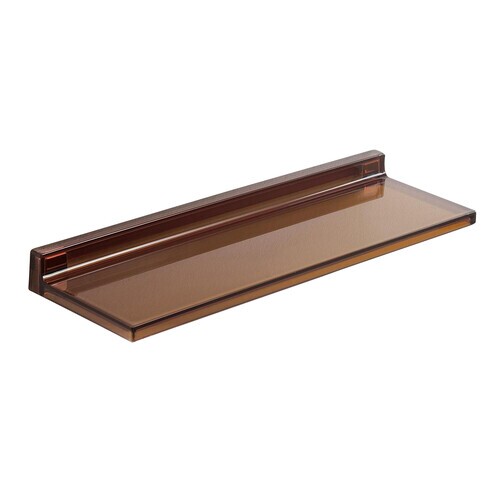 Kartell - Kartell by Laufen Shelfish Wall Shelf - amber/transparent