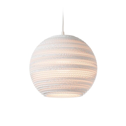 graypants - Moon 10 Pendelleuchte - weiß/H 22cm/Ø 26cm