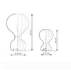 Flos - Gatto Table Lamp - line drawing