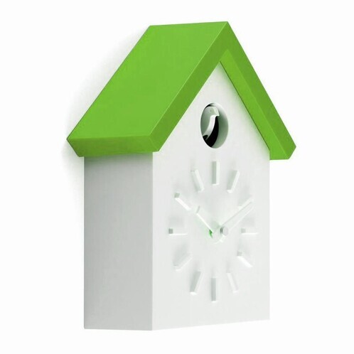 Magis - Cu-Clock - Coucou Horloge Murale - blanc/vert