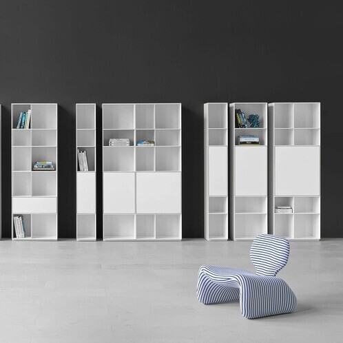 Piure - Nex Pur - Etagère avec porte 50x211.5x36cm 