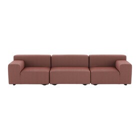 Kartell - Plastics 3-Seater Garden Sofa 264x88cm
