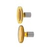 Schönbuch - Bulb 9  Clothing Hook set - amber/2 pieces/Ø 9,0 cm/shaft stainless Steel